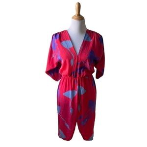 Tucker Disco Mini Dress in Red Sea Jean Medium